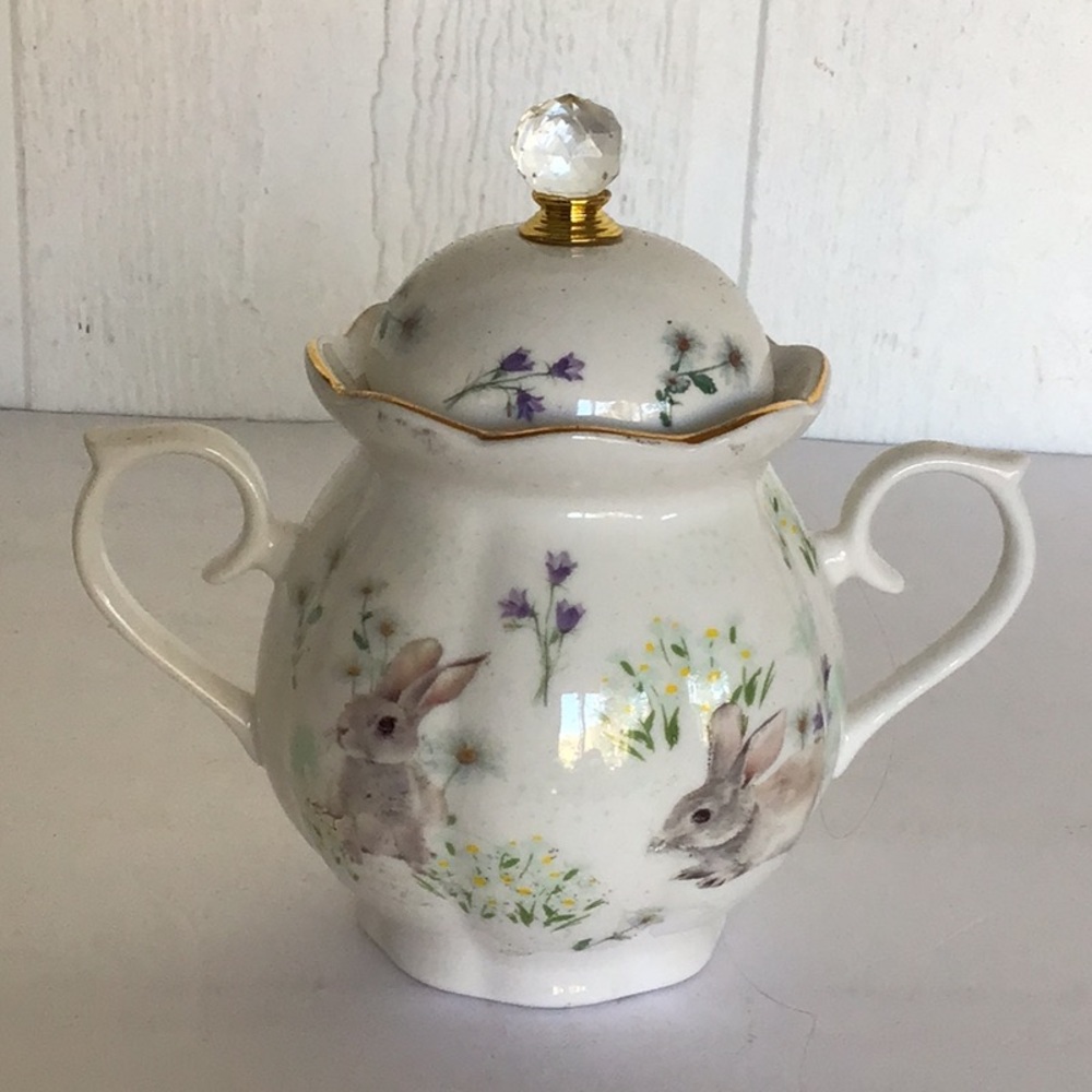 ELEGANCE CHINA SUGAR BOWL
